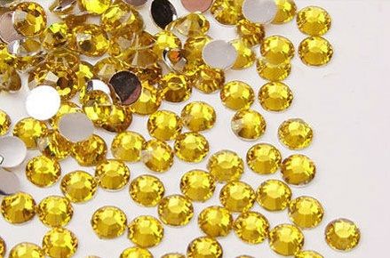 Strass Chaton 3m-5gr Cor:019-Amarelo Citrino